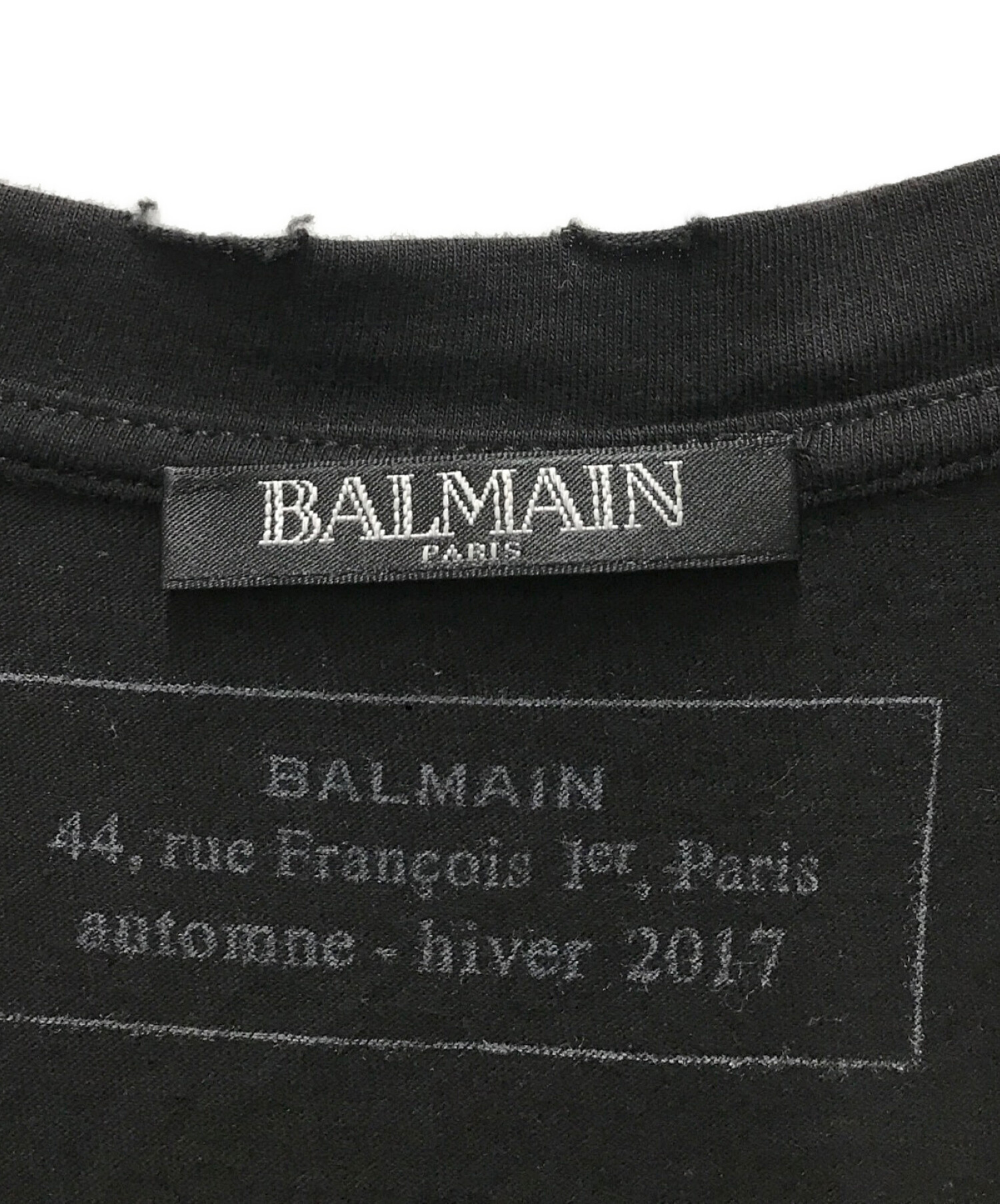 中古・古着通販】BALMAIN (バルマン) ダメージ加工 タイガー