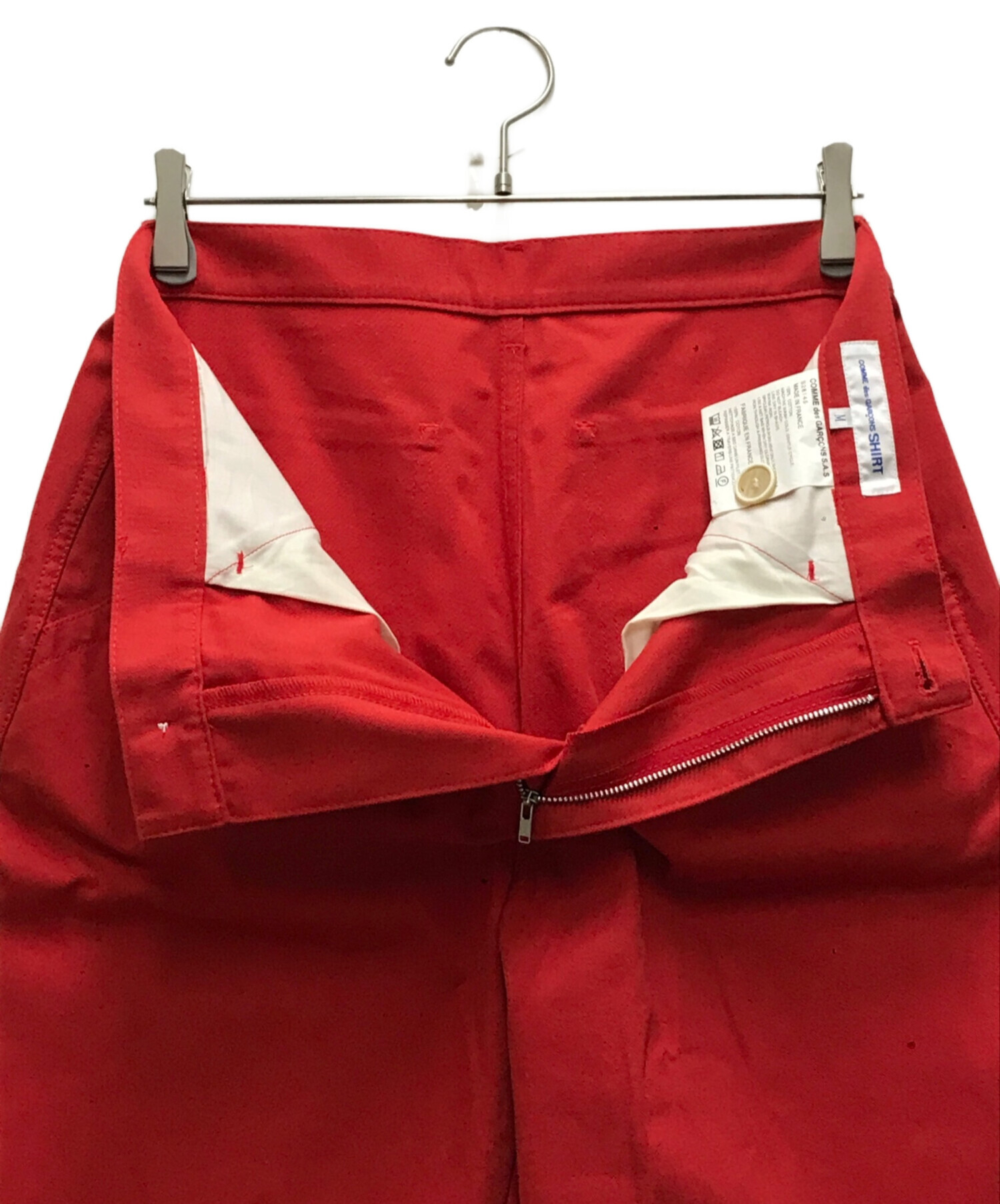 COMME des GARCONS SHIRT パンツ（その他） XL 赤 【古着】【中古】【送料無料】 中古・古着通販】COMME des GARCONS SHIRT (コムデギャルソンシャツ