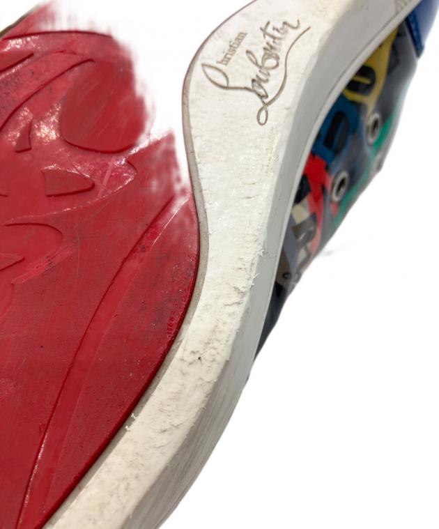 未使用に近い　クリスチャンルブタン　マルチカラー　スタッズ　ブーツ 中古・古着通販】Christian Louboutin (クリスチャン・ルブタン