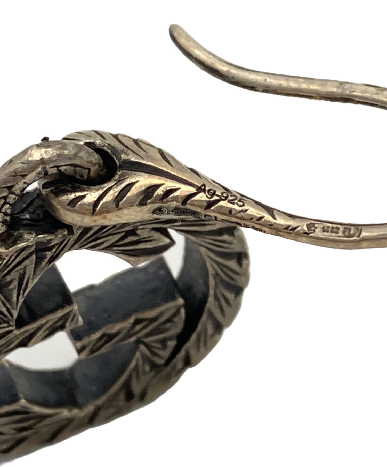 Gucci アラベスク　新品・未使用！シルバー925 ピアス　巾着付属 中古・古着通販】GUCCI (グッチ) アラベスク フックピアス シルバー