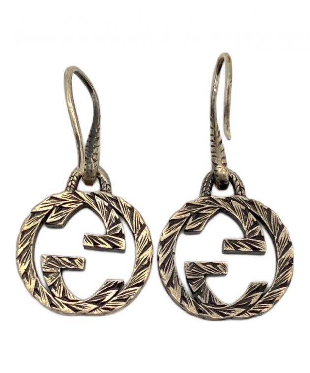 中古・古着通販】GUCCI (グッチ) アラベスク フックピアス シルバー