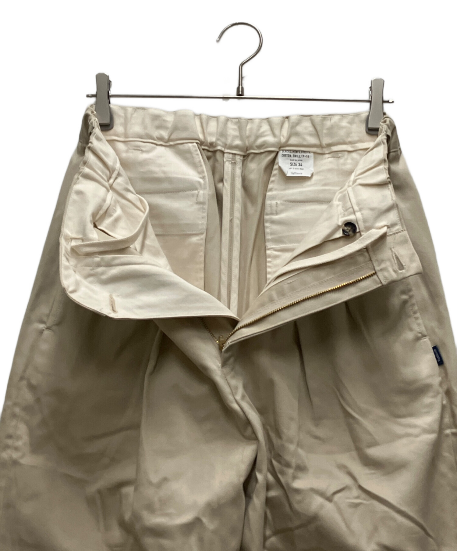 中古・古着通販】TapWater (タップウォーター) Cotton Chino Tuck
