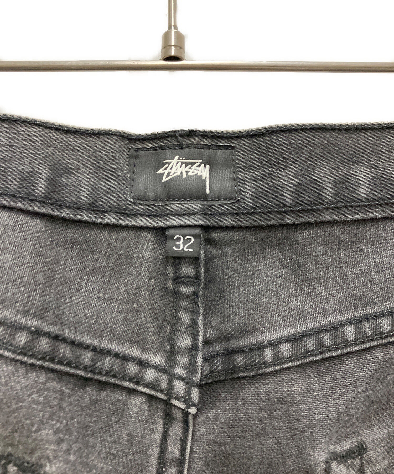 中古・古着通販】stussy (ステューシー) テーパードデニムパンツ 