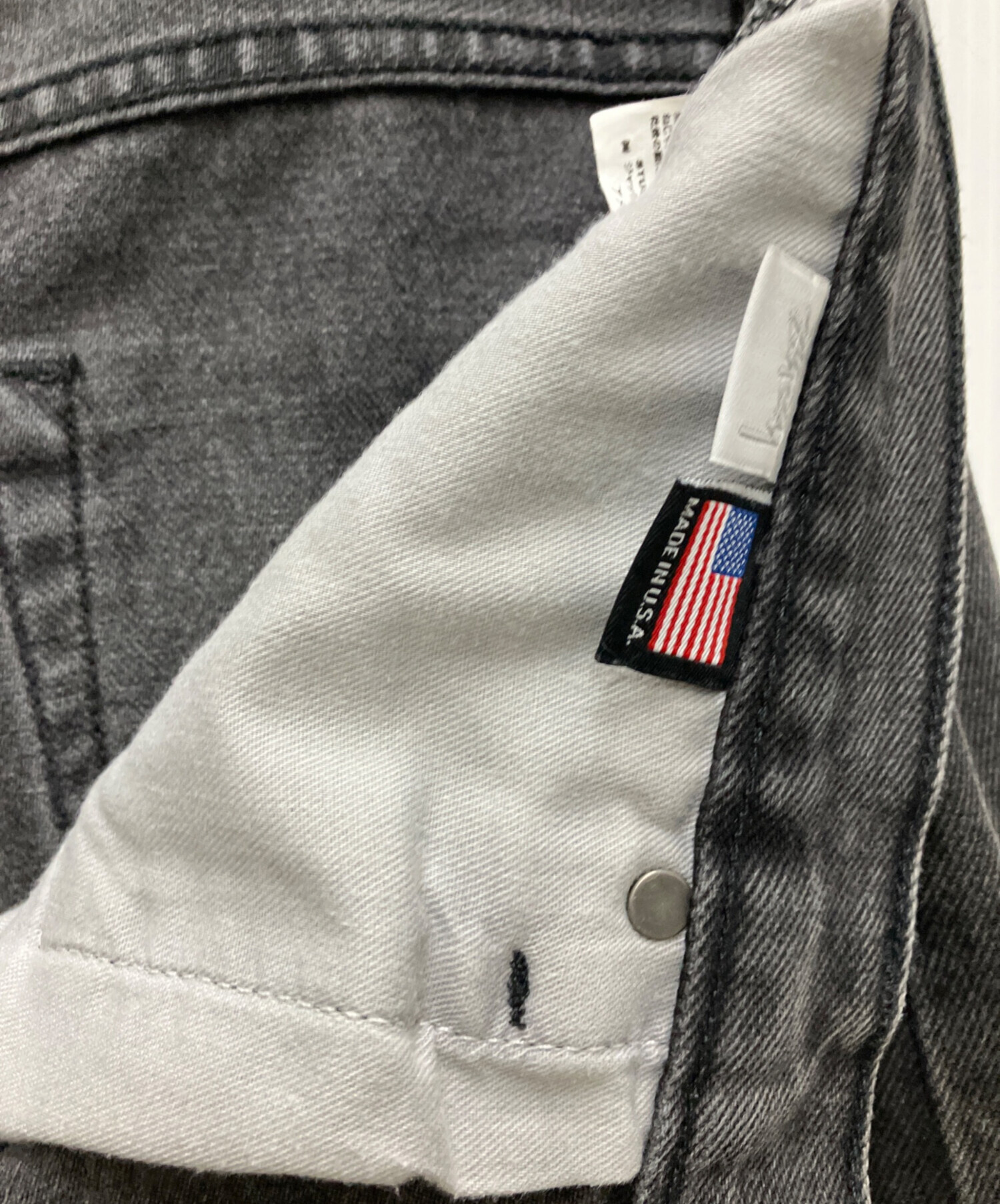 中古・古着通販】stussy (ステューシー) テーパードデニムパンツ 