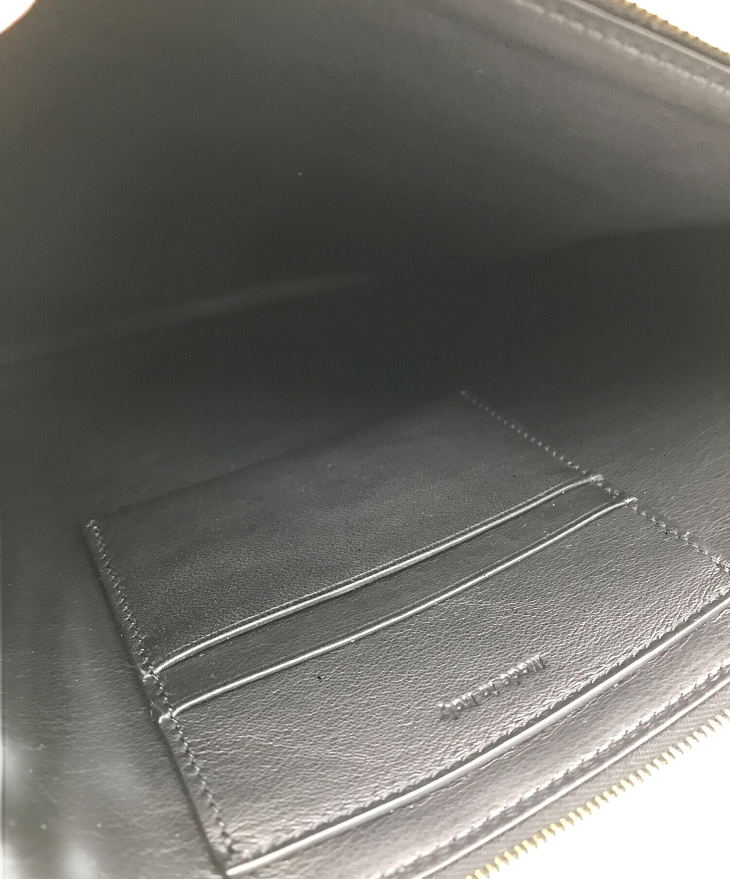 中古・古着通販】CELINE (セリーヌ) ジップレザークラッチバッグ