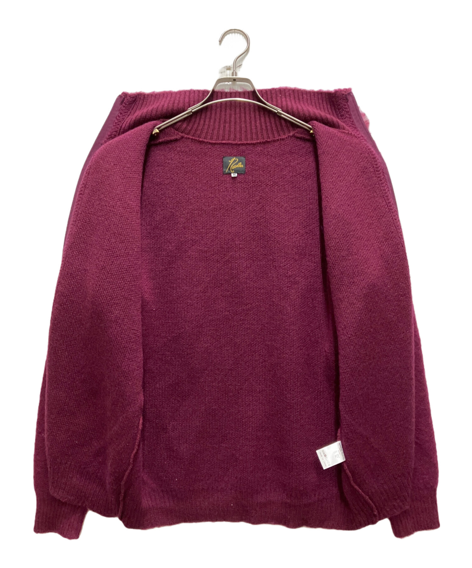 中古・古着通販】Needles (ニードルズ) Zipped Mohair Cardigan