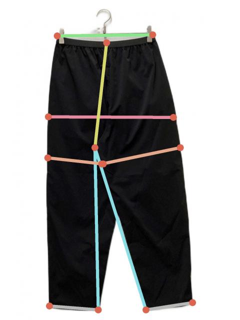 中古・古着通販】JULY NINE (ジュライナイン) ふわかるパンツ ブラック