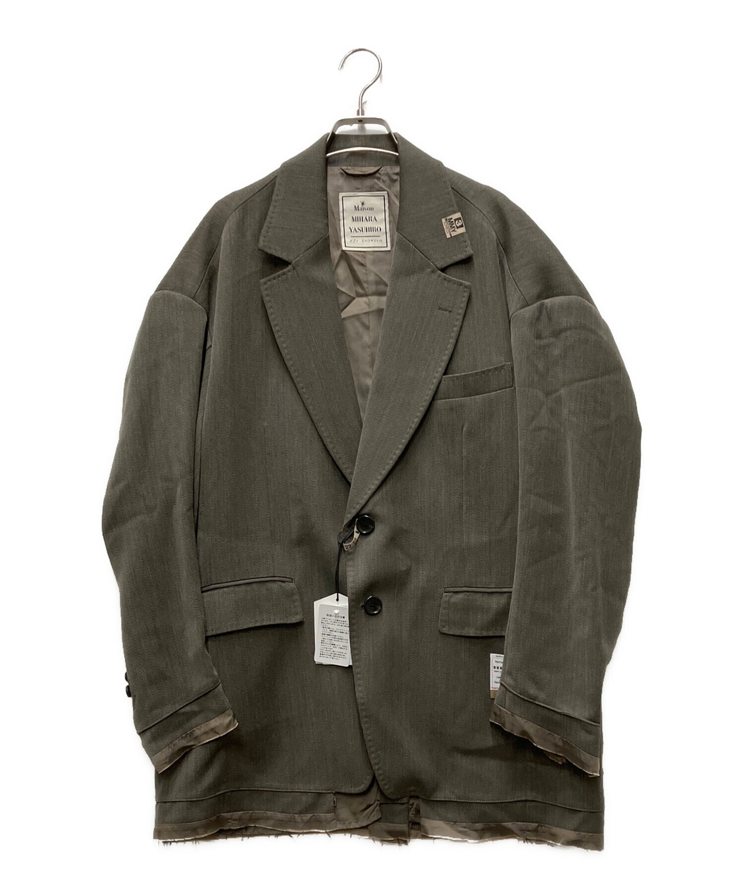 Maison MIHARA YASUHIRO ドッキングテーラードジャケット38 中古・古着通販】Maison MIHARA YASUHIRO (メゾン ミハラ ヤスヒロ