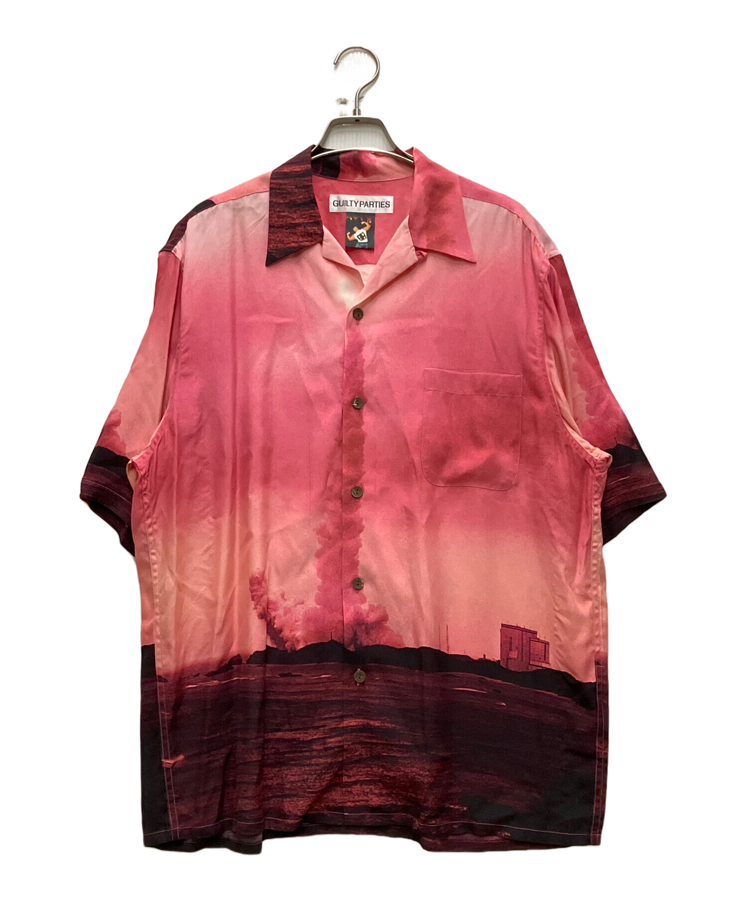 WACKOMARIA RECORDS HAWAIIAN SHIRT ピンク L 中古・古着通販】WACKO MARIA (ワコマリア) JIRO KONAMI HAWAIIAN