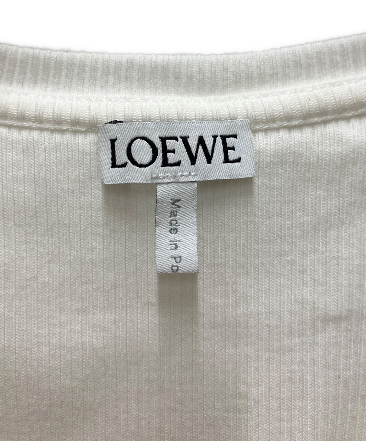 中古・古着通販】LOEWE (ロエベ) アナグラムクロップタンクトップ