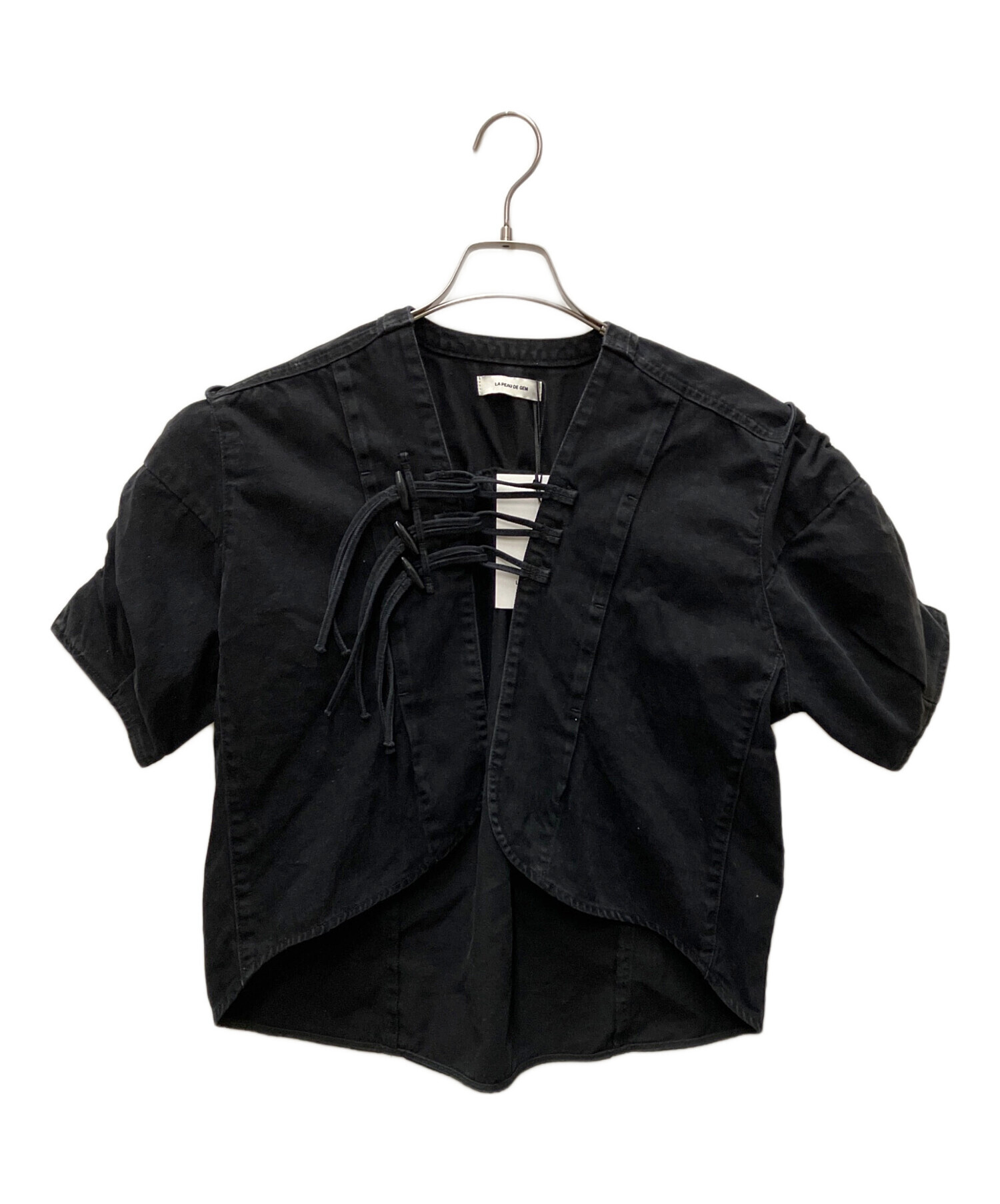 中古・古着通販】la peau de gem (ラポドゥジェム) toggle blouse
