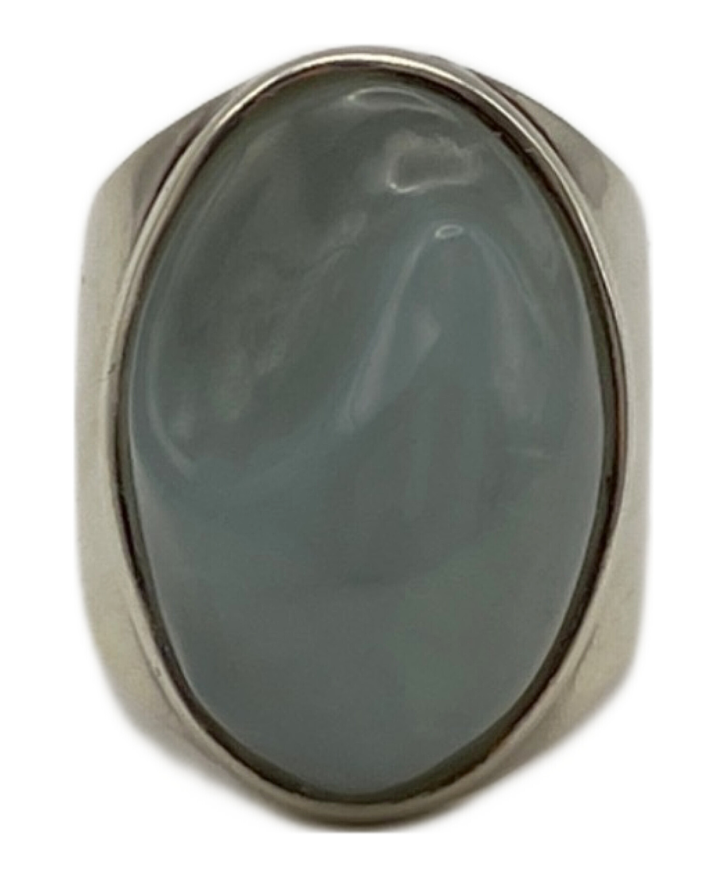 RALAGAN BOROCCO RING リング　ララガン　JADEITE 中古・古着通販】R.ALAGAN (ララガン) BOROCCO RING jadeite シルバー