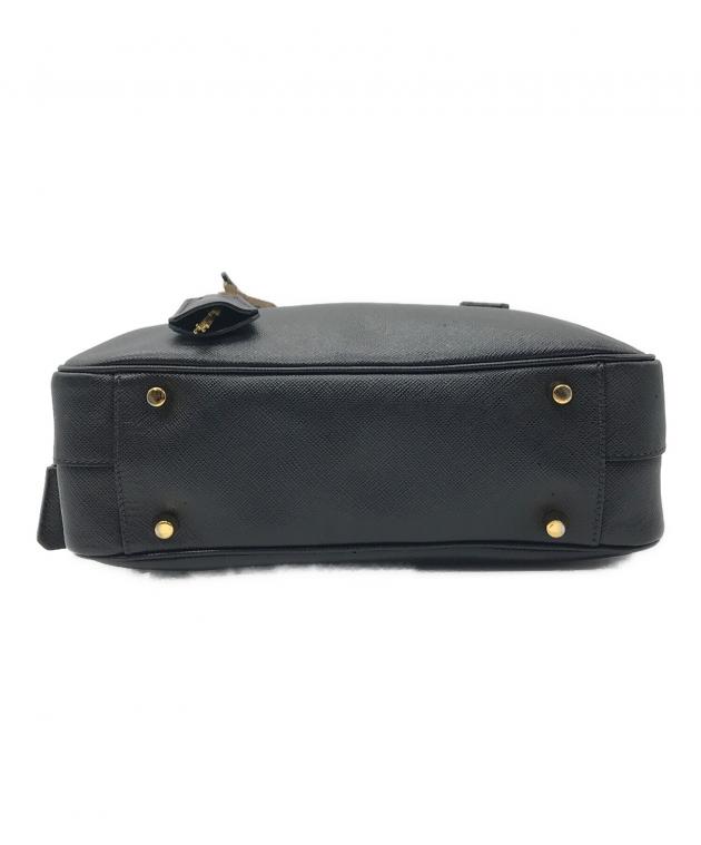 中古・古着通販】PRADA (プラダ) サフィアーノ ラックス ミニボストン