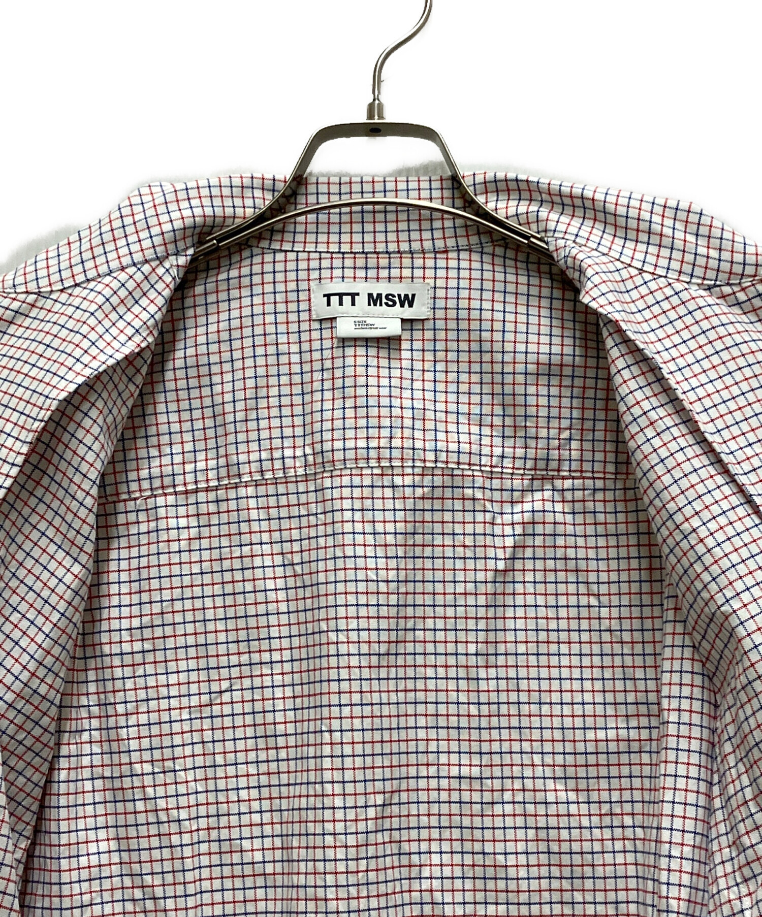 TTTMSW 25AW Zip up shirt ストライプ　Mサイズ TTTMSW 25AW Zip up shirt TTT_MSW 【公式通販】