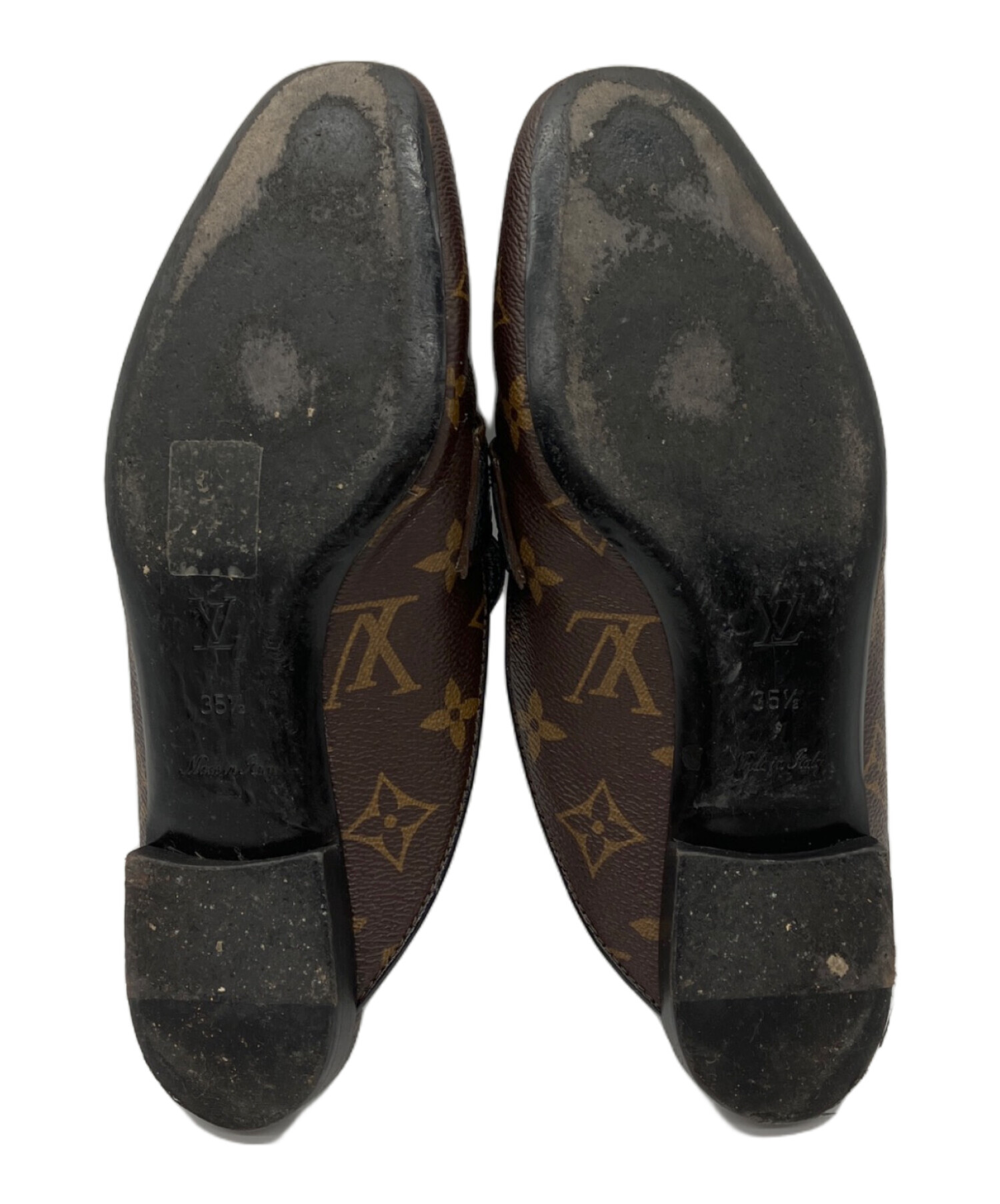 LOUIS VUITTON モノグラム パデッド サンダル ミュール 中古・古着通販】LOUIS VUITTON (ルイ ヴィトン) モノグラムミュール