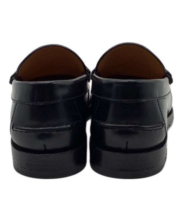 中古・古着通販】GUCCI (グッチ) ホースビットローファー ブラック