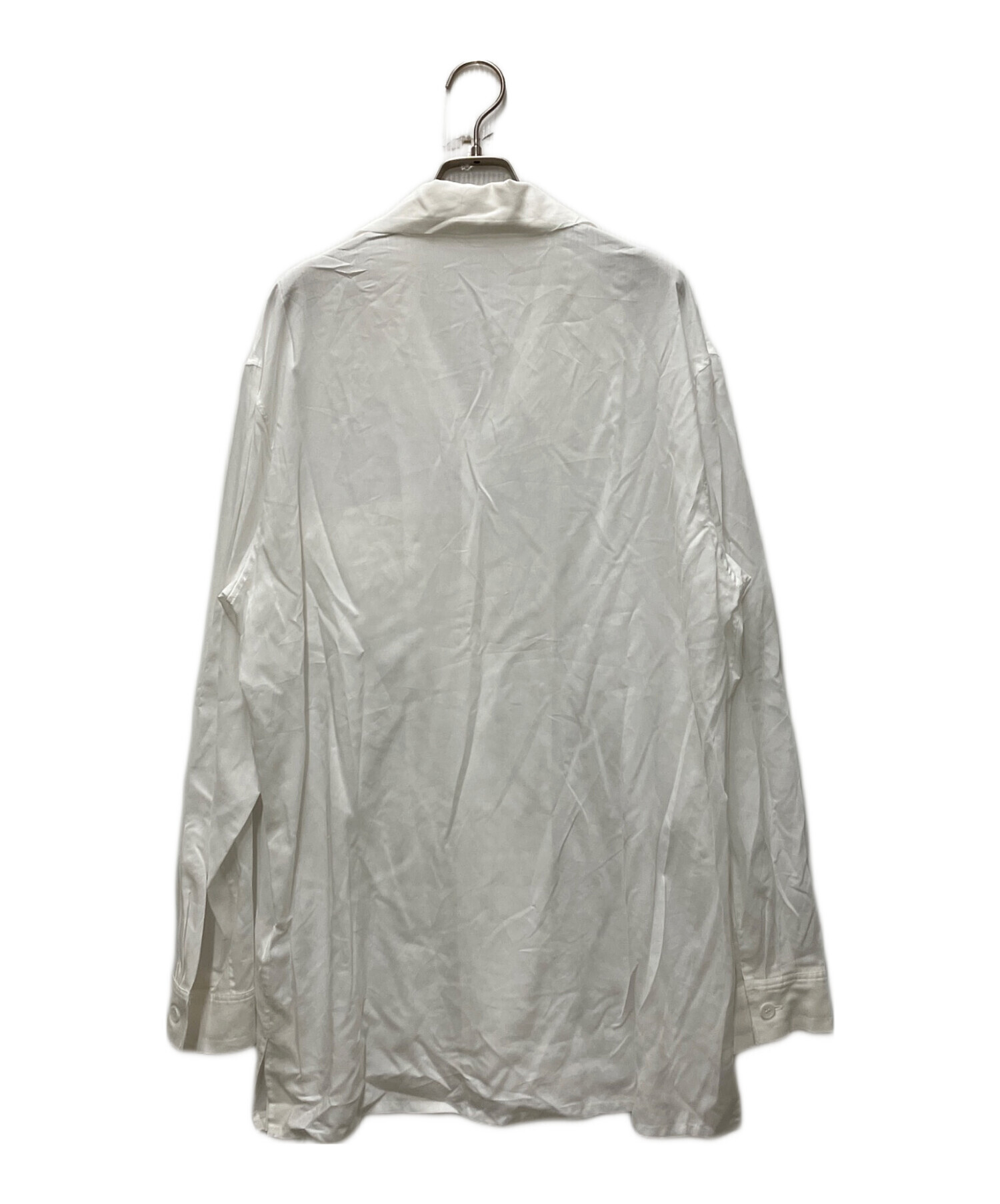 中古・古着通販】sulvam (サルバム) Opencollar rayon shirt ホワイト