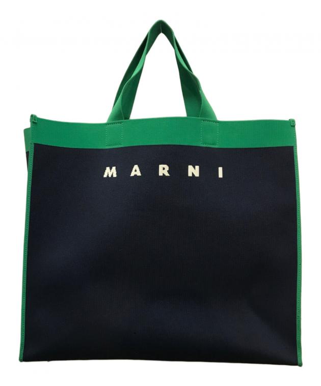 中古・古着通販】MARNI (マルニ) ジャガードショッピングトートバッグ 