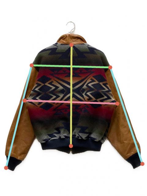 中古・古着通販】PENDLETON (ペンドルトン) 90s レザー切り替え