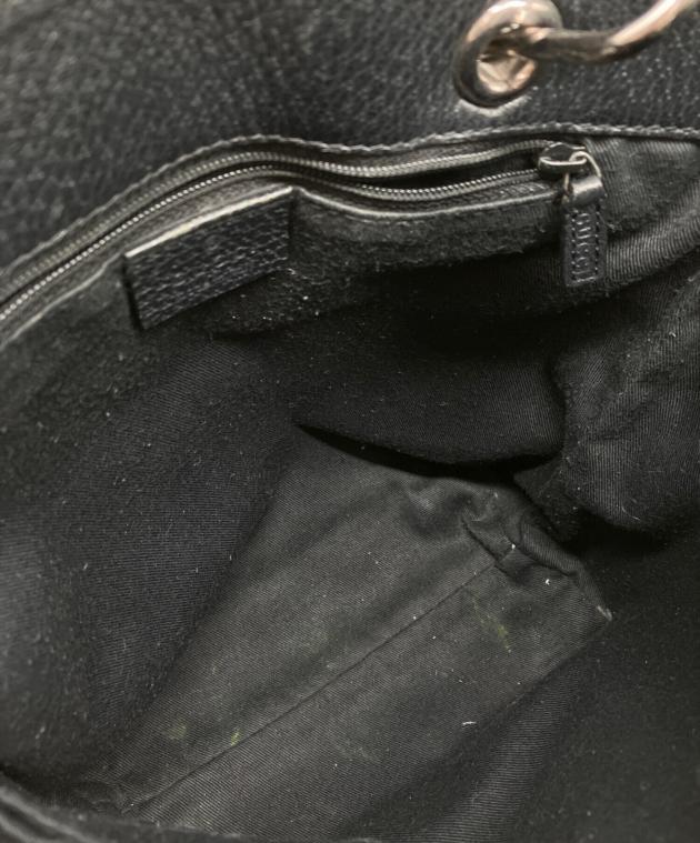 中古・古着通販】GUCCI (グッチ) GGキャンバス トートバッグ ブラック