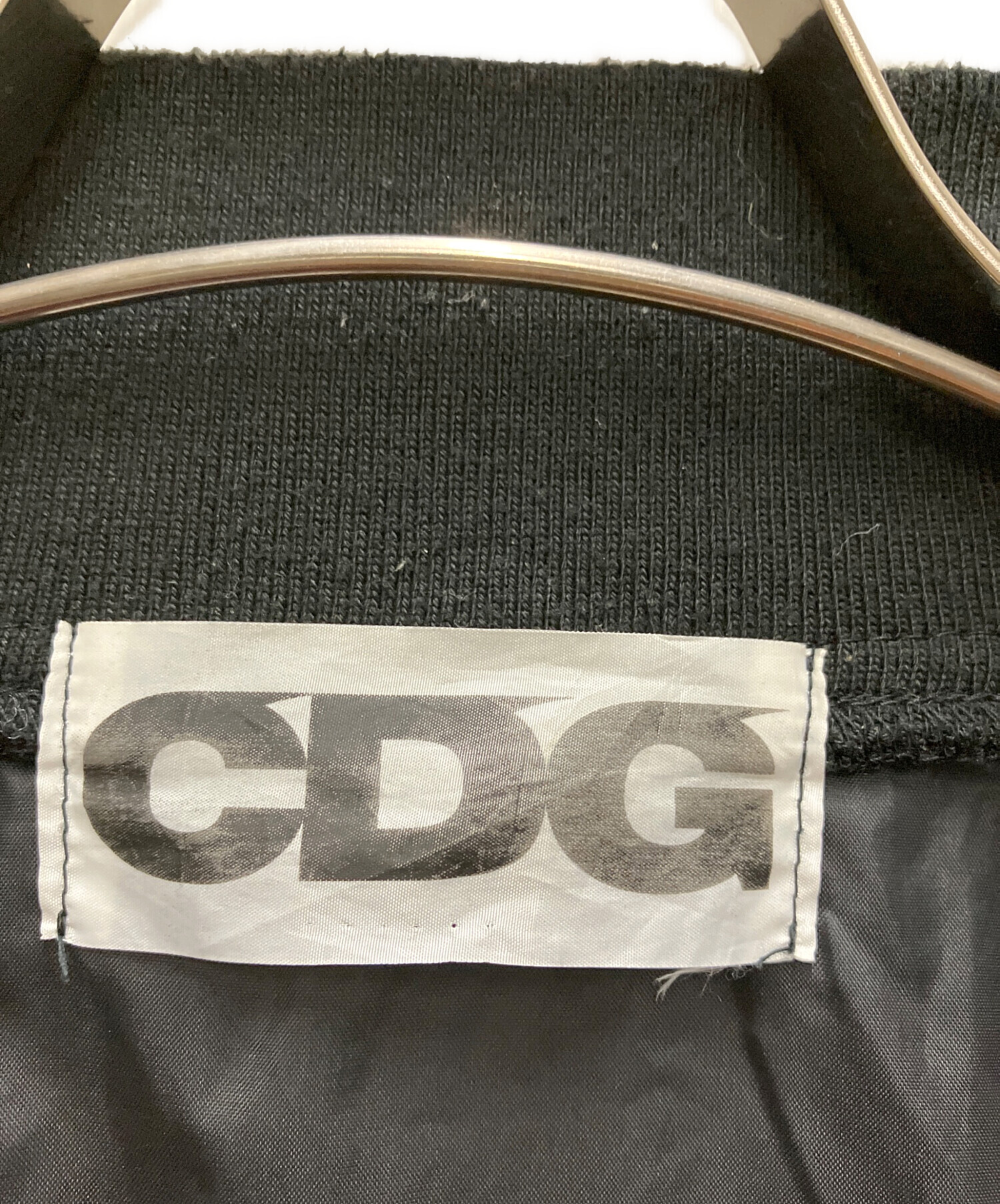 中古・古着通販】CDG (シーディージー) バックロゴナイロンスタジャン