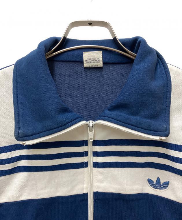 80s トラックジャケット3号 中古・古着通販】adidas (アディダス) 80`sトラックジャケット ブルー