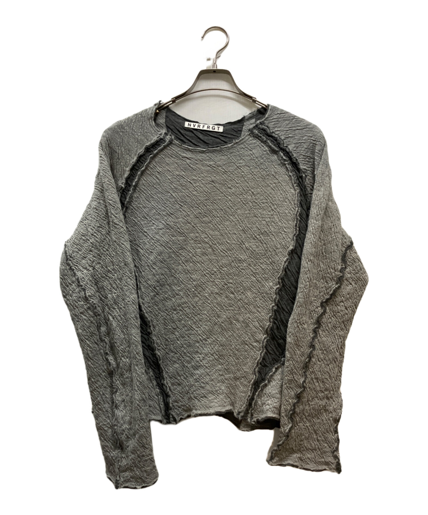中古・古着通販】NVRFRGT (ネヴァーフォーゲット) PANELED LONG SLEEVE