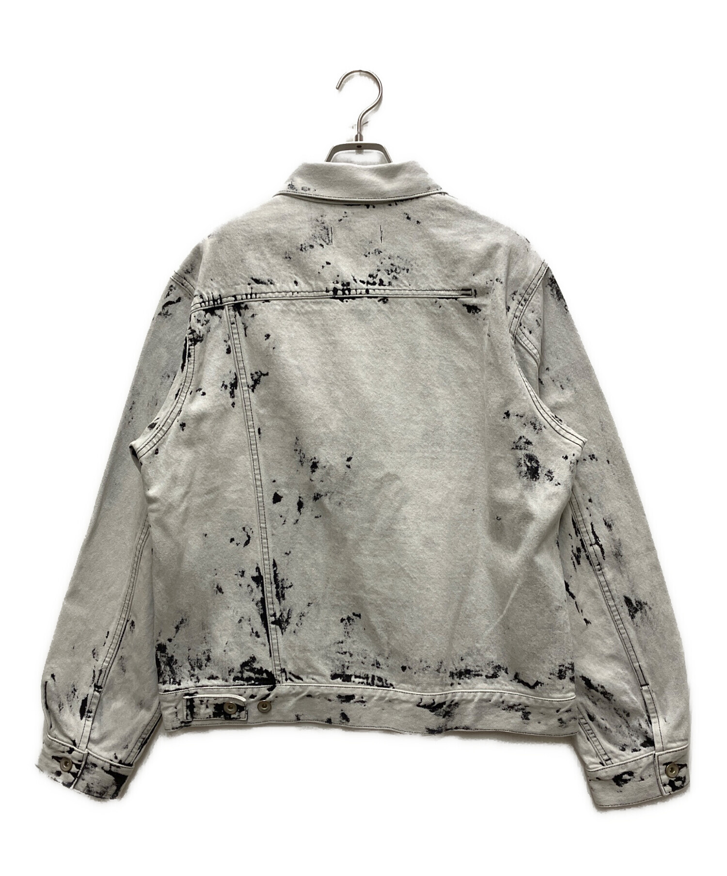 中古・古着通販】ensou (エンソウ) Erased Jean Jacket-Bleached