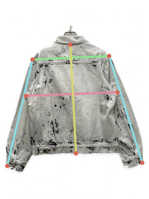 中古・古着通販】ensou (エンソウ) Erased Jean Jacket-Bleached