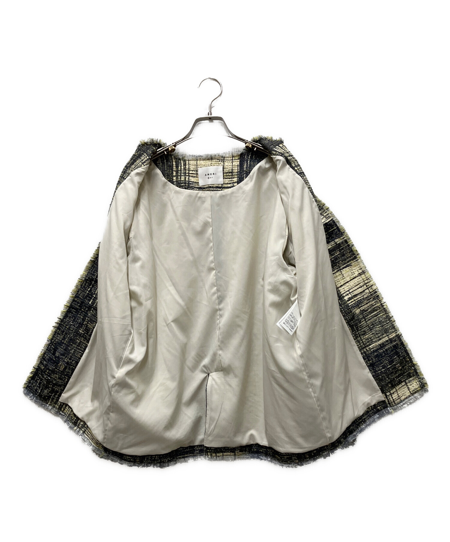 中古・古着通販】AMERI (アメリ) LADY LIKE PRINT TWEEDS JACKET