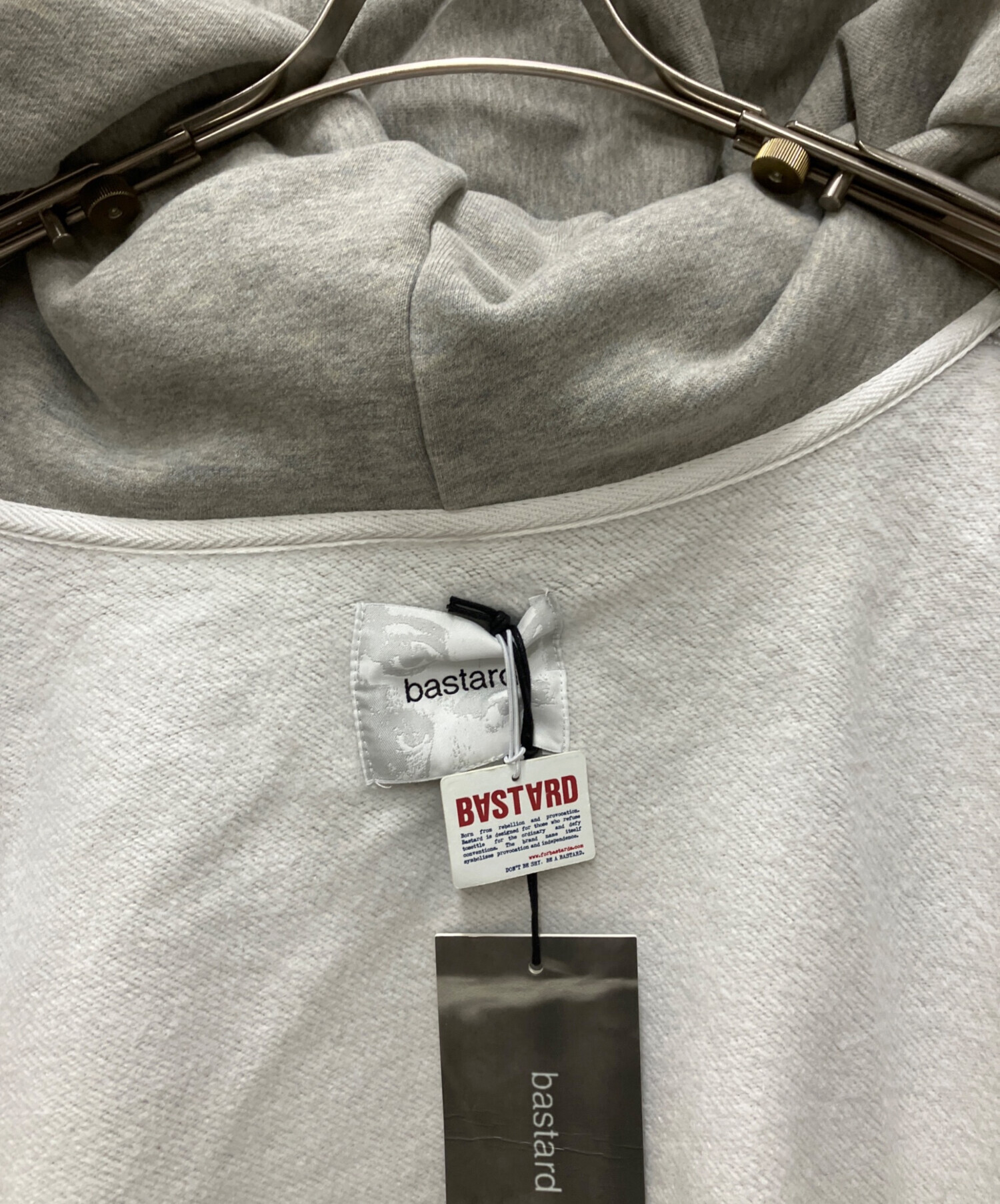 中古・古着通販】BASTARD (バスタード) PUNK PRINT APPLIQUE HOODIE