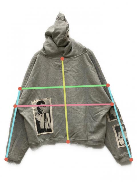 中古・古着通販】BASTARD (バスタード) PUNK PRINT APPLIQUE HOODIE