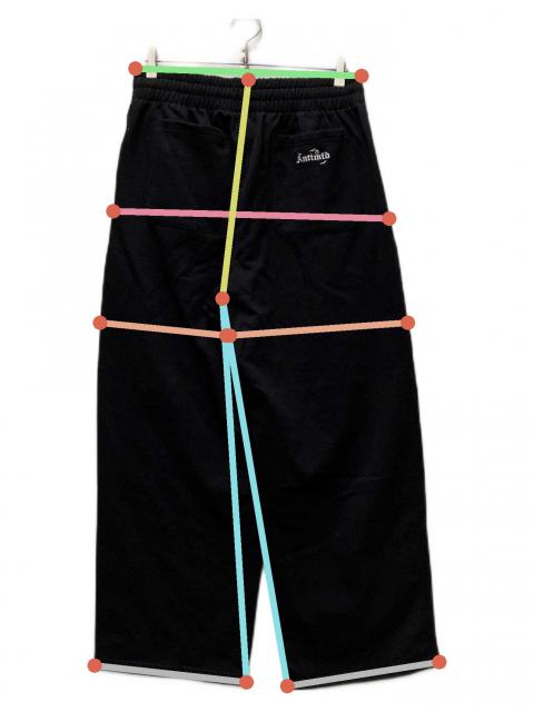 中古・古着通販】ANTIMID (アンチミッド) スウェットパンツ ブラック