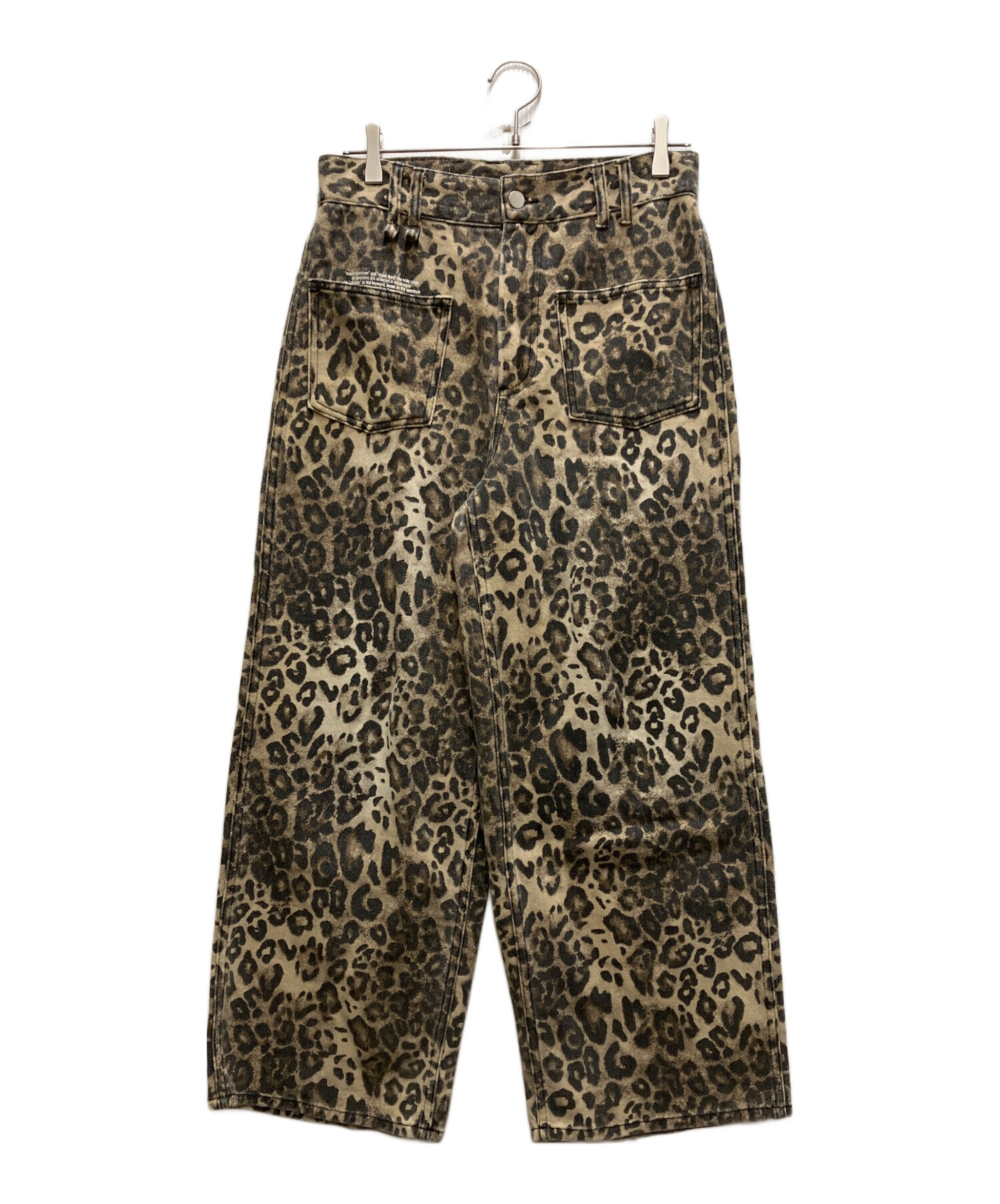 中古・古着通販】BEEDEN (ビーデン) LEOPARD PRINT WIDE STRAIGHT