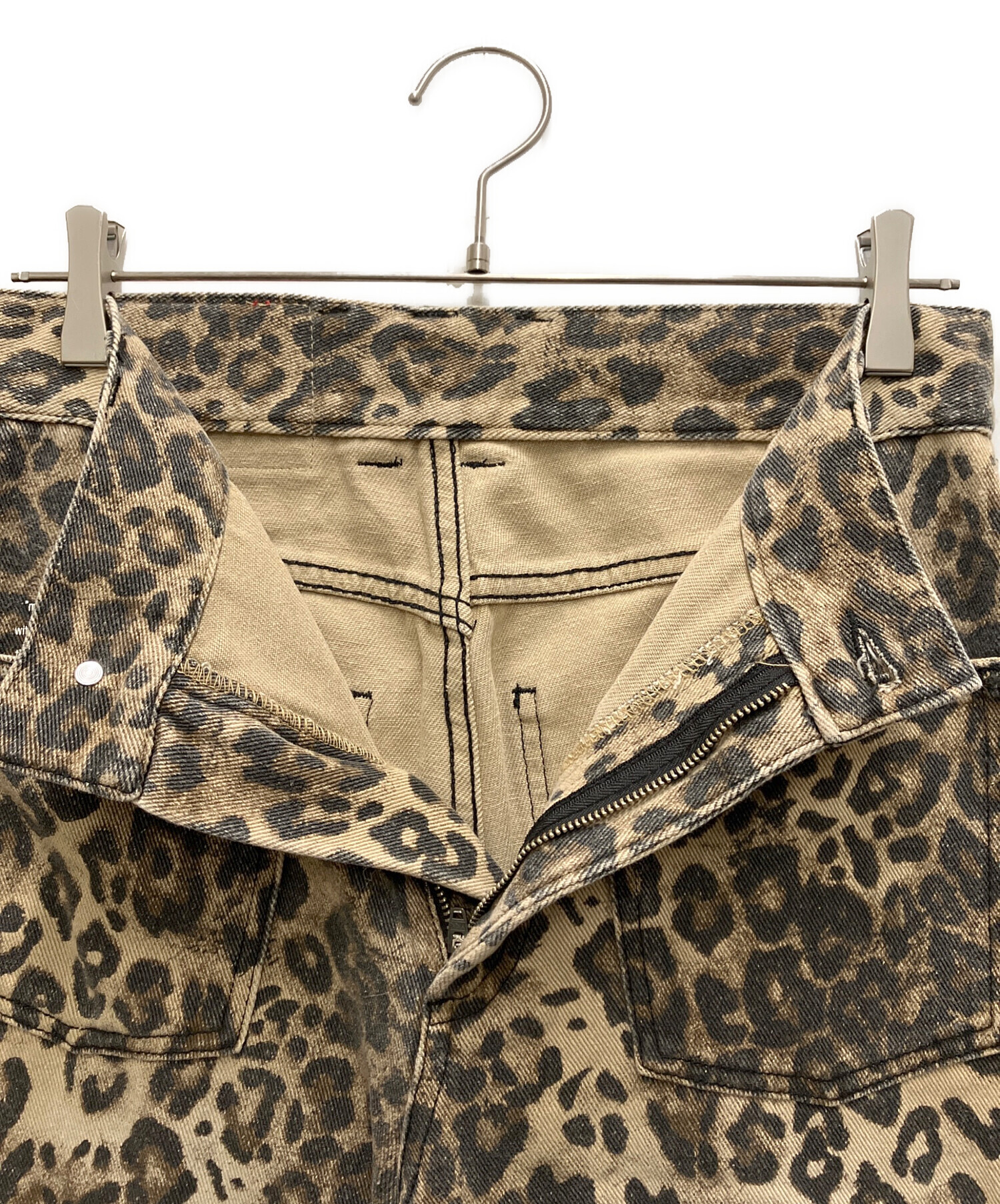 中古・古着通販】BEEDEN (ビーデン) LEOPARD PRINT WIDE STRAIGHT