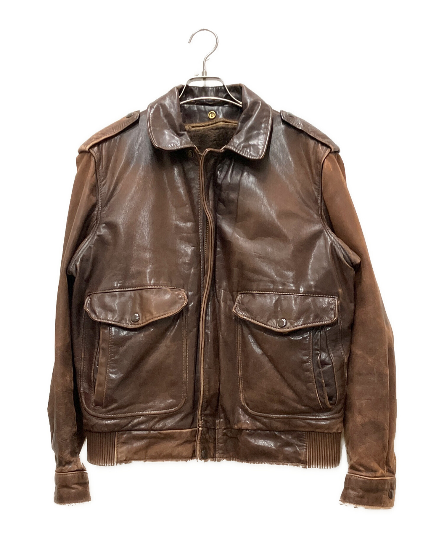 中古・古着通販】Schott (ショット) A-2 フライトジャケット ブラウン