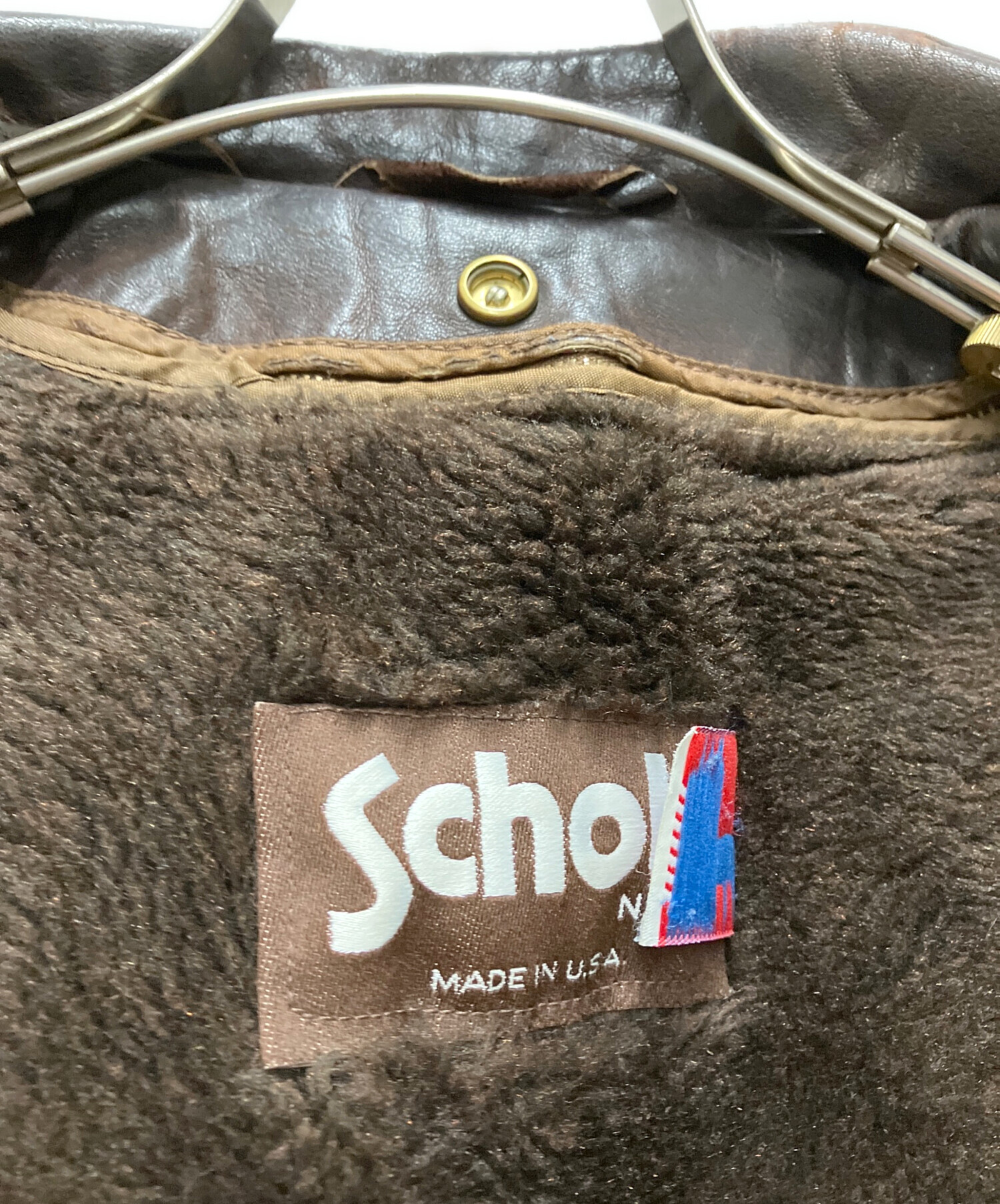 中古・古着通販】Schott (ショット) A-2 フライトジャケット ブラウン