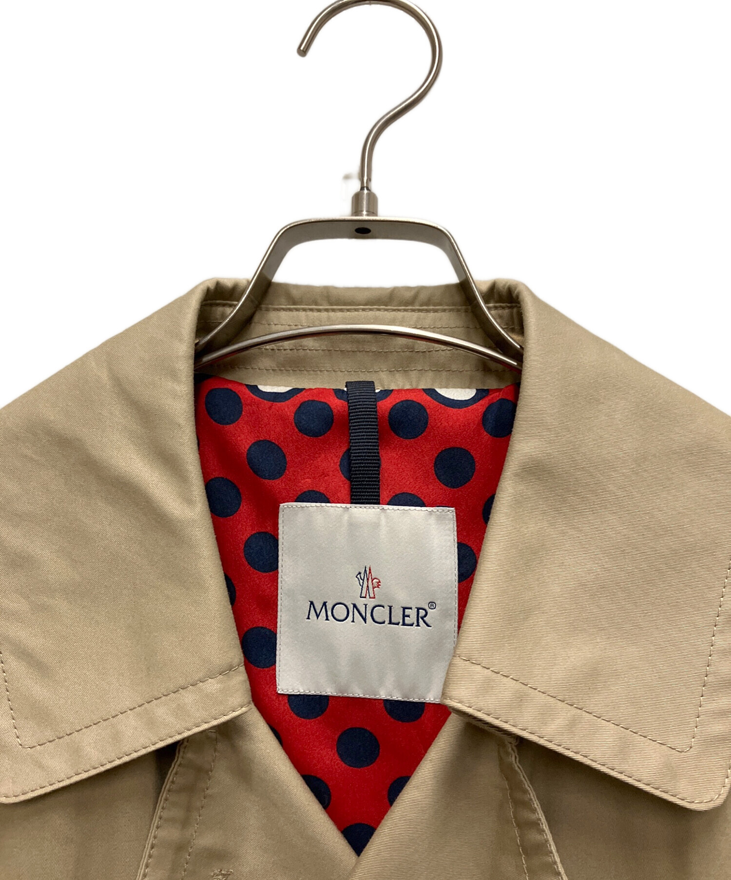 中古・古着通販】MONCLER (モンクレール) 水玉ショートトレンチコート