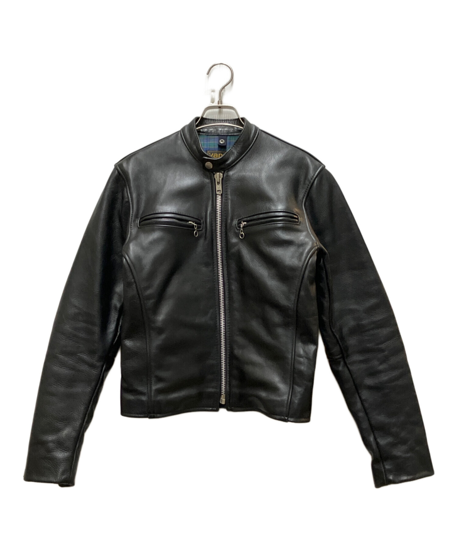 80〜90s VANSON シングル ライダースジャケット 中古・古着通販】VANSON (バンソン) シングルライダースジャケット