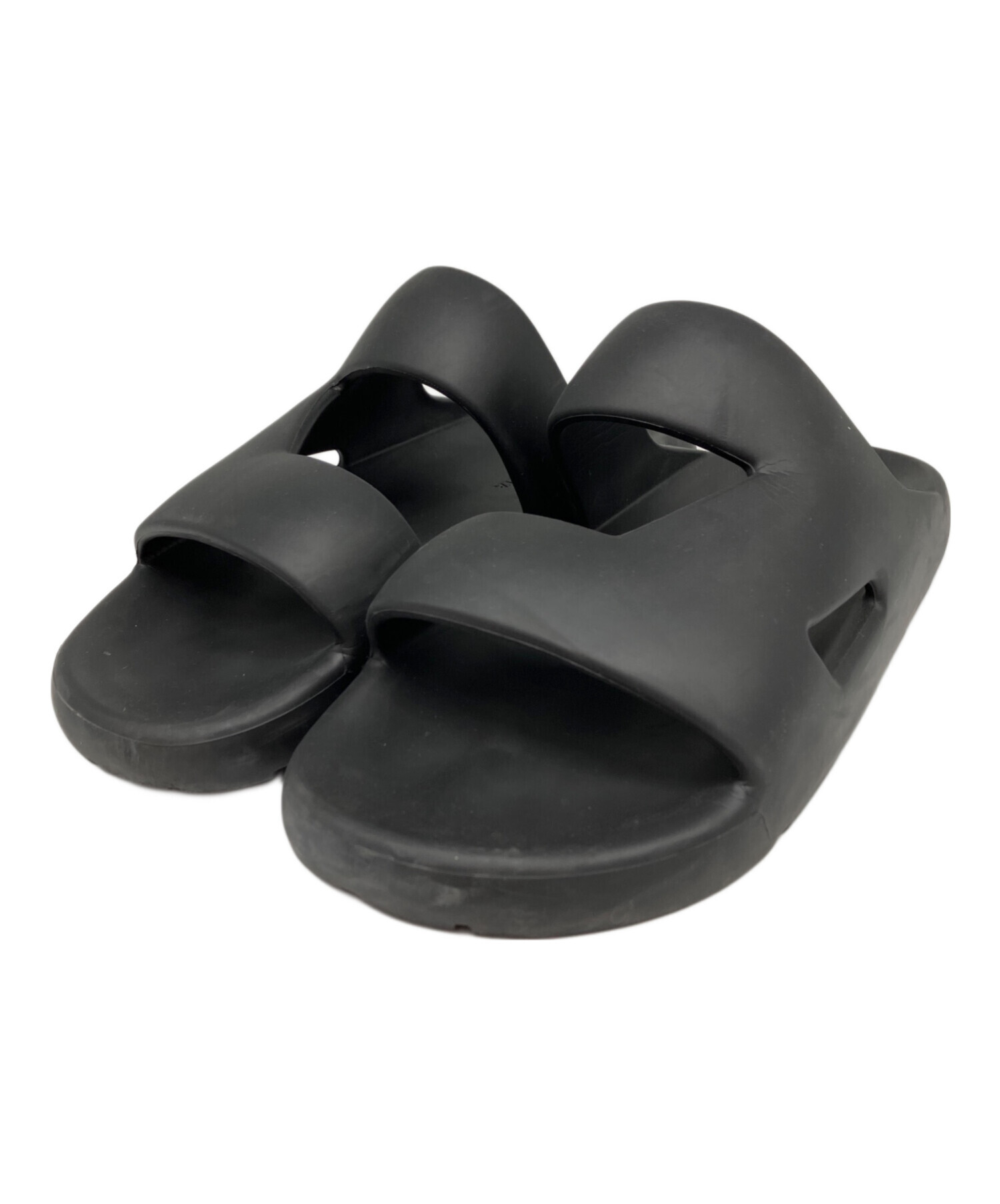 BOTTEGA VENETA サンダル ブラック 42 中古・古着通販】BOTTEGA VENETA (ボッテガベネタ) BAND SANDAL