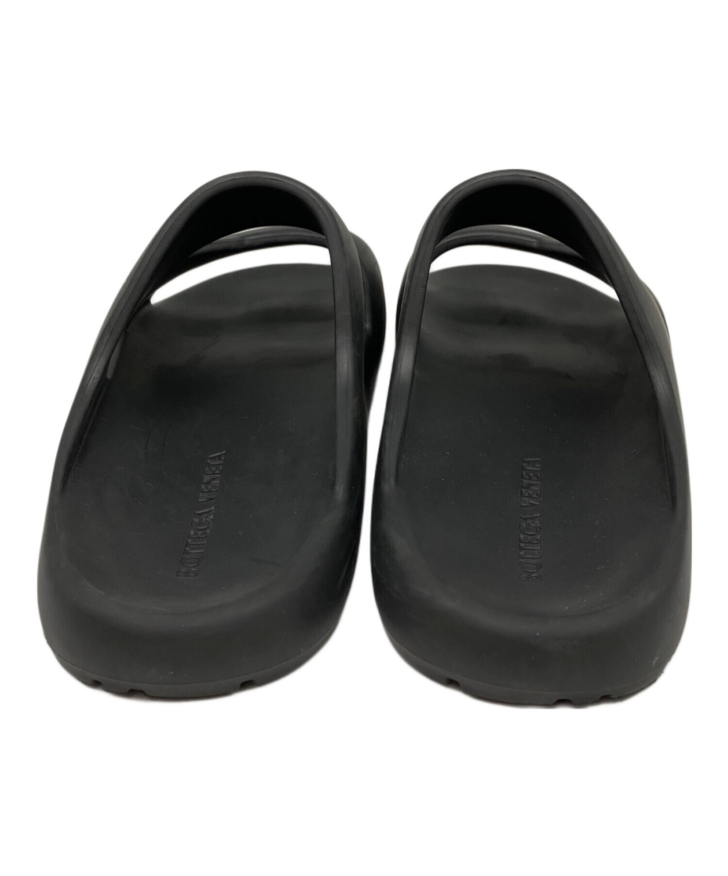 BOTTEGA VENETA サンダル ブラック 42 中古・古着通販】BOTTEGA VENETA (ボッテガベネタ) BAND SANDAL