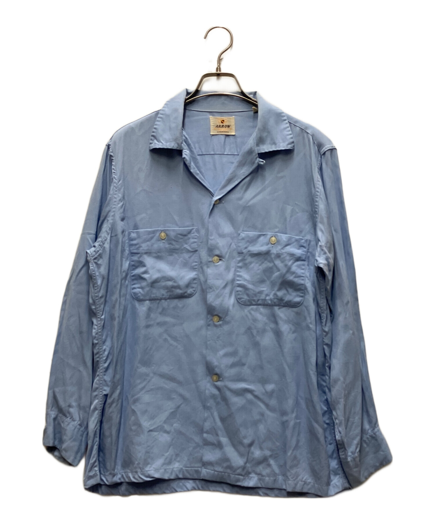 中古・古着通販】ARROW (アロー) 50's レーヨンギャバジン オープン