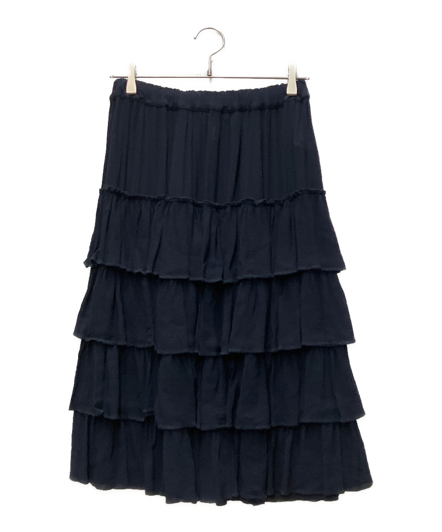 tricot COMME des GARCONS フリルスカート ネイビー 中古・古着通販】COMME des GARCONS COMME des GARCONS
