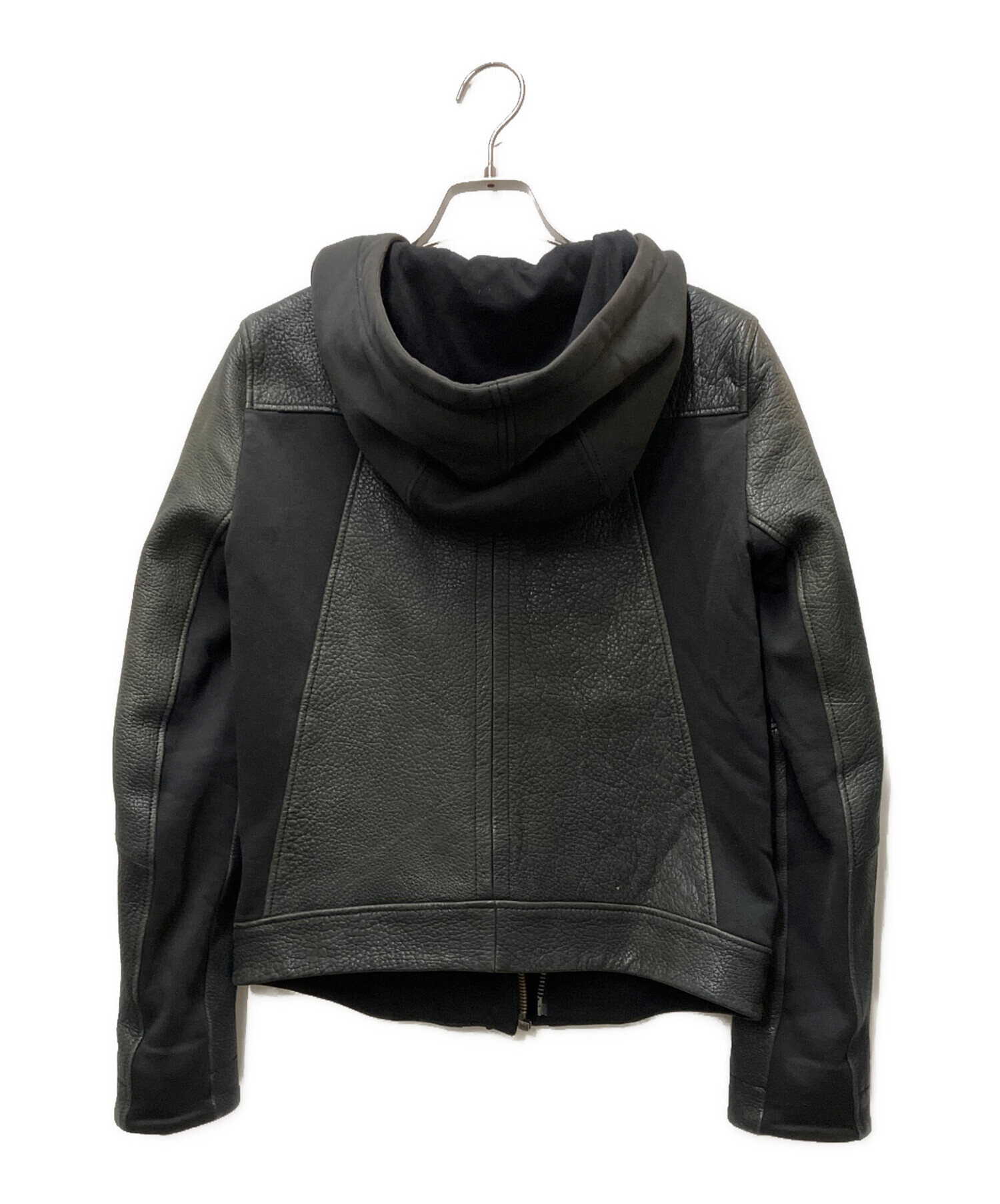 中古・古着通販】HELMUT LANG (ヘルムートラング) レザー切り替え
