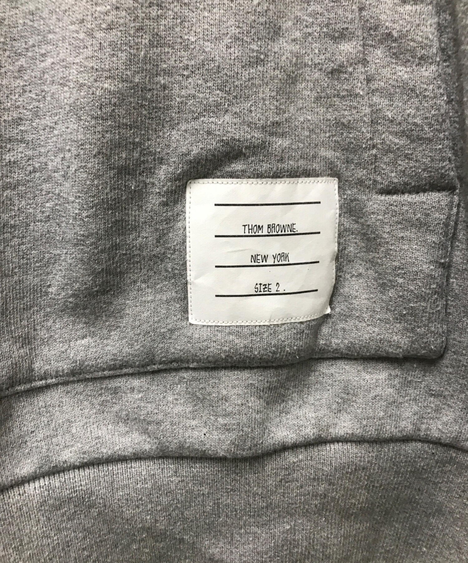 中古・古着通販】Thom Browne (トムブラウン) トリコロールラインプル