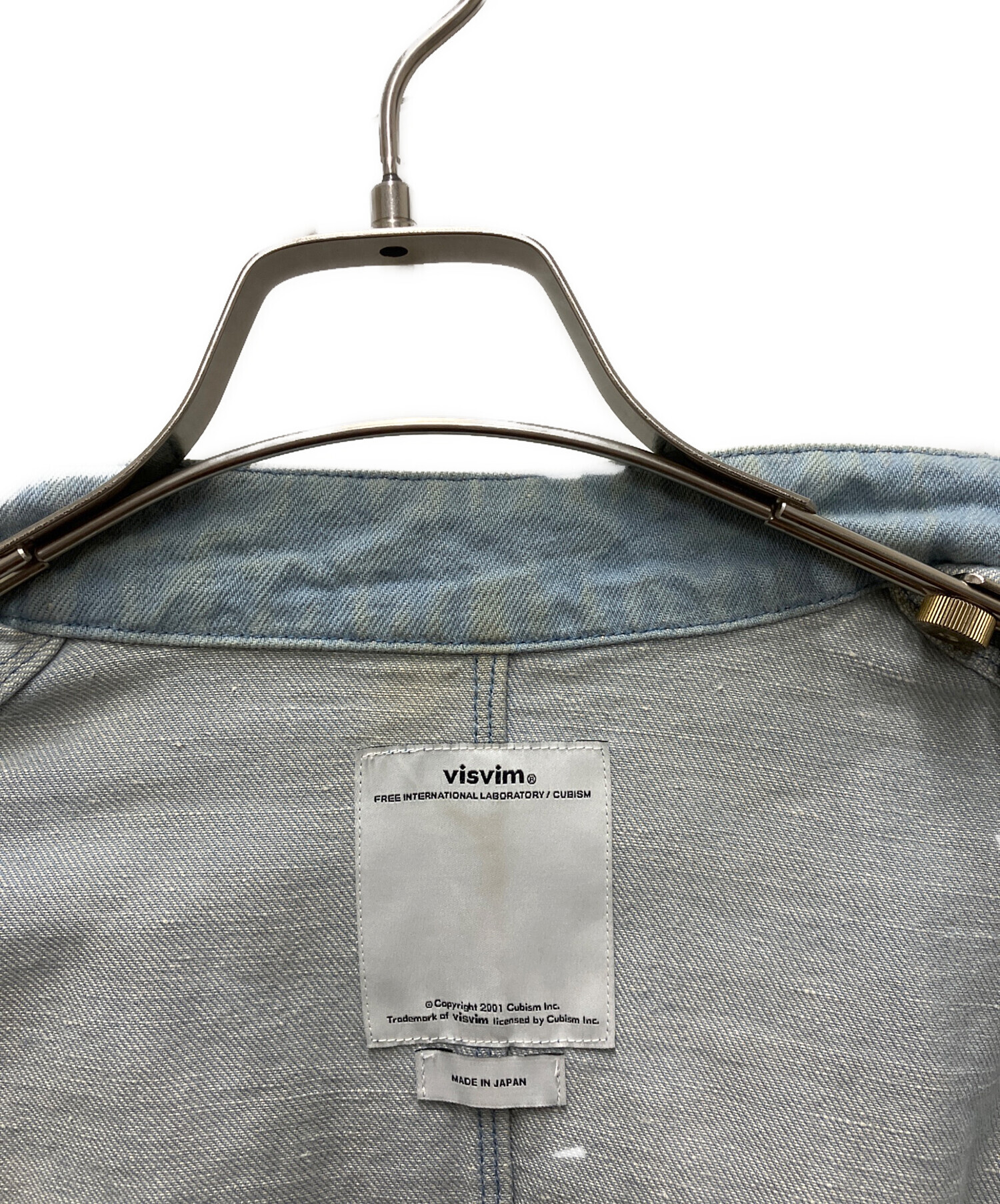 中古・古着通販】VISVIM (ビズビム) LUGLI JKT DAMEGED ブルー サイズ