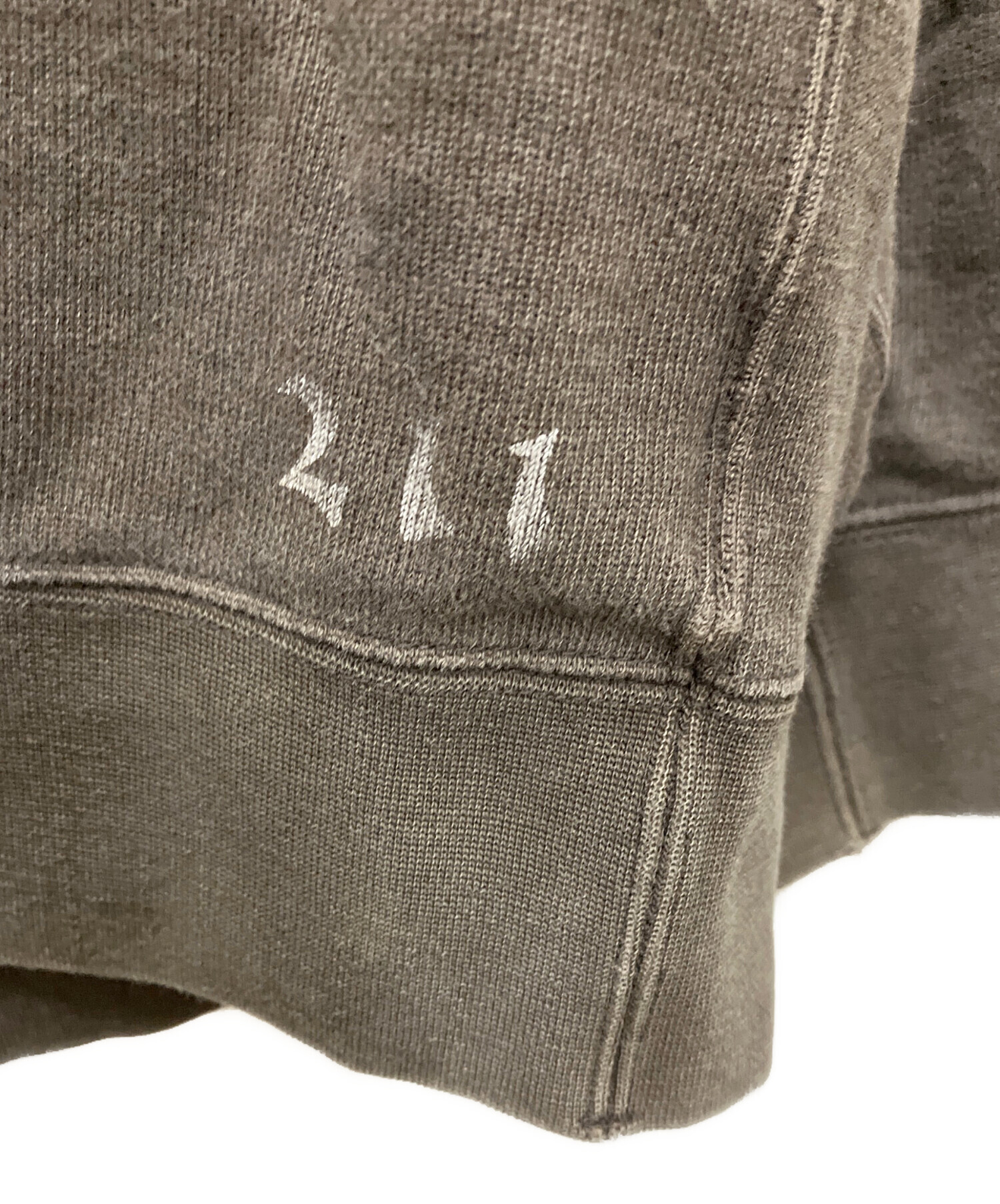 中古・古着通販】VISVIM (ビズビム) JUMBO HOODIE P.O. STENCIL グレー