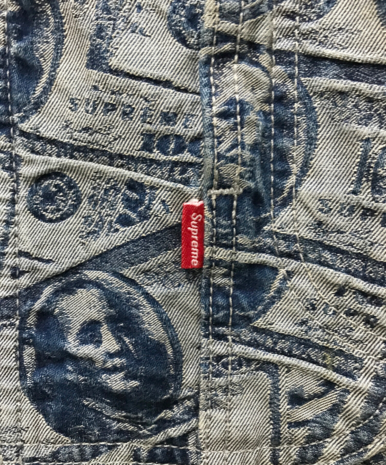 中古・古着通販】Supreme (シュプリーム) 100 Dollar Bill Overalls
