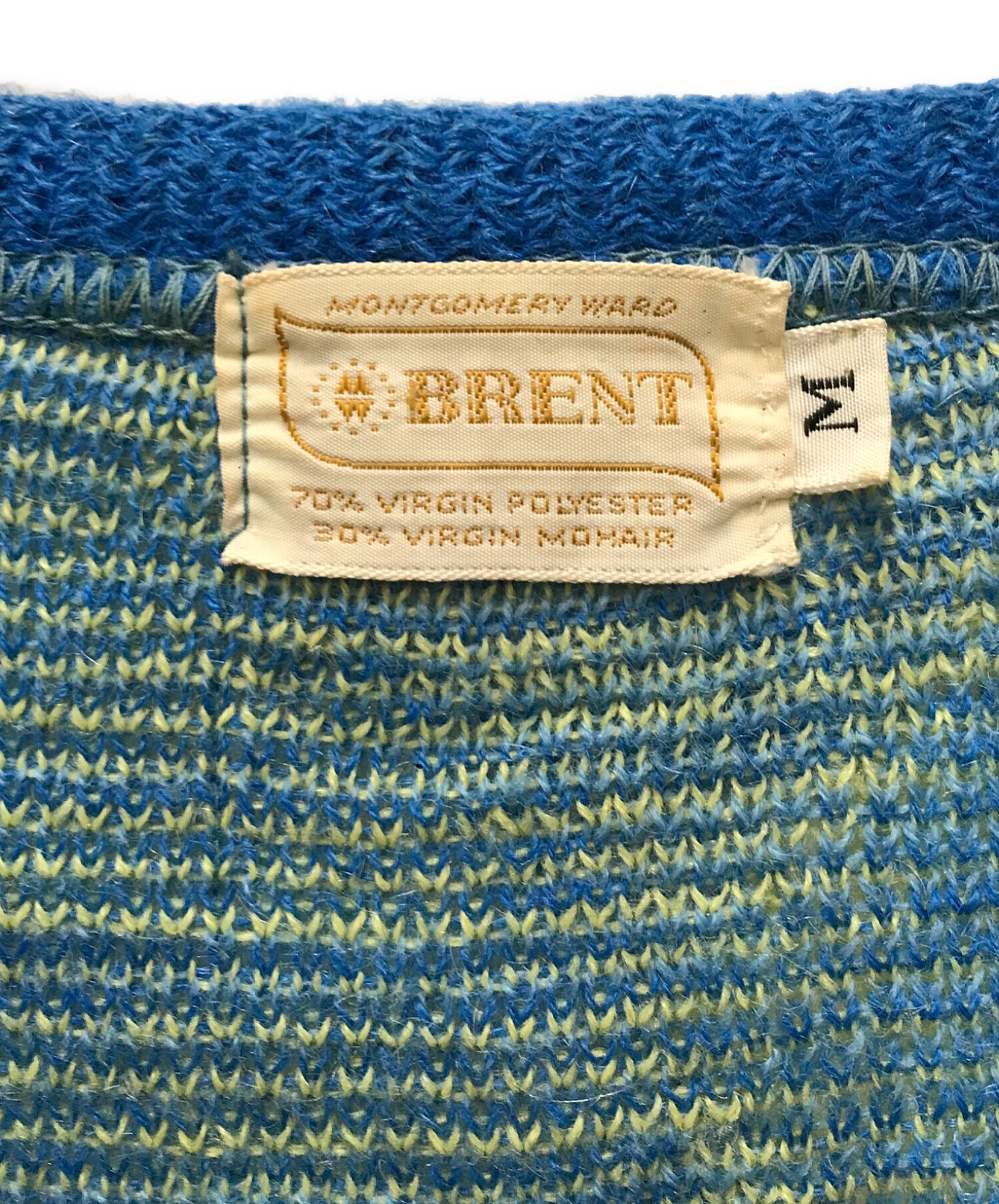 中古・古着通販】BRENT (ブレント) 60s～70s アーガイル柄モヘア混