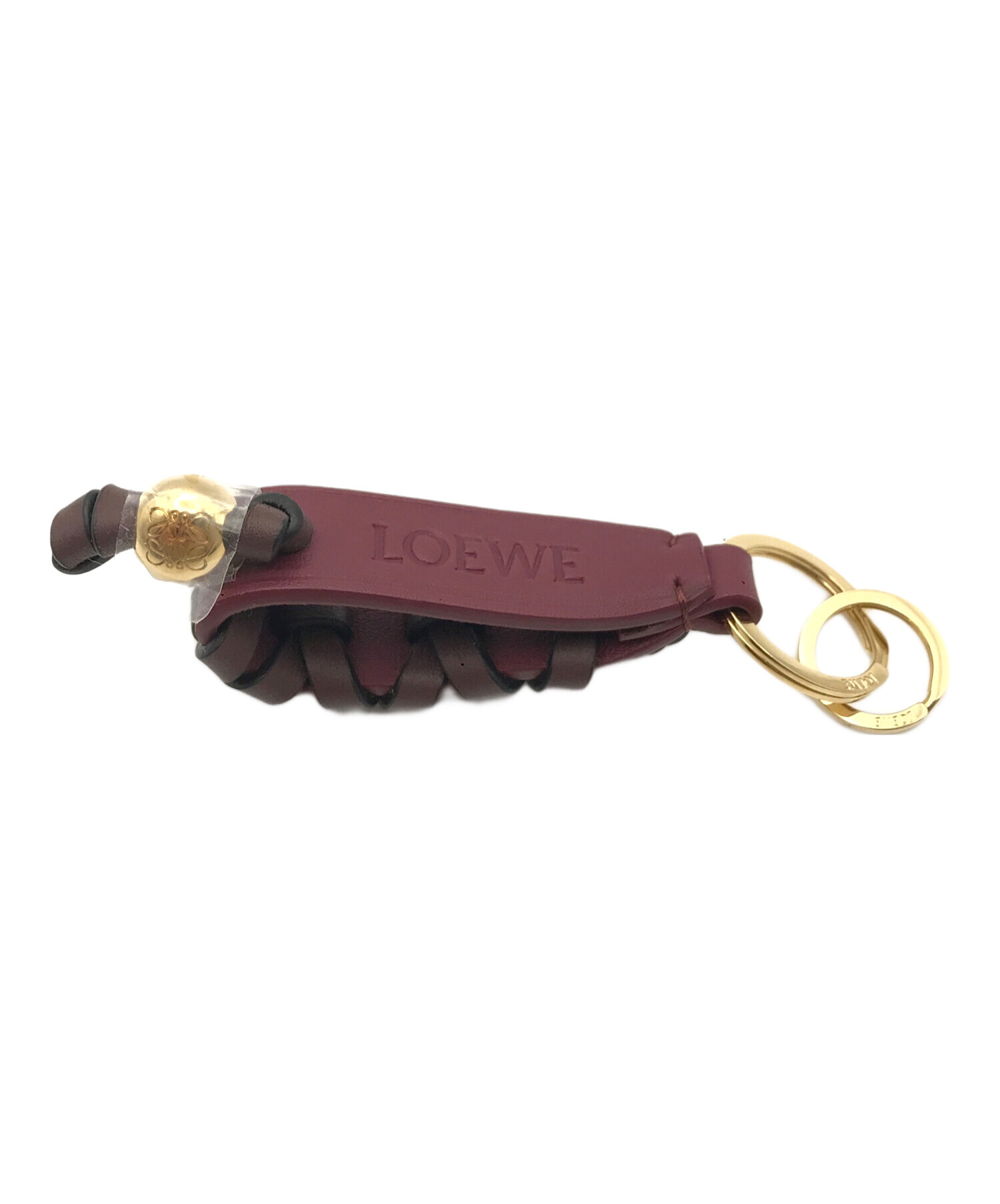 中古・古着通販】LOEWE (ロエベ) クロスブレイデッド キーリング